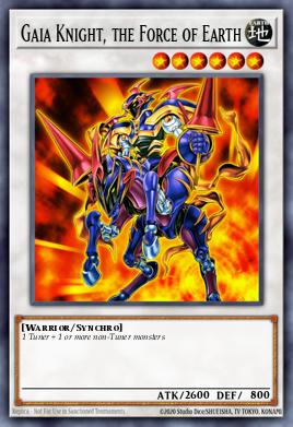 Card Image: Gaia Knight, the Force of Earth