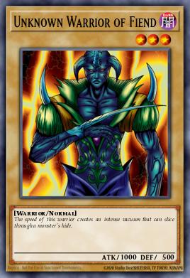 Card Image: Unknown Warrior of Fiend