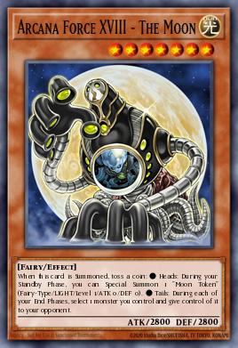 Card Image: Arcana Force XVIII - The Moon