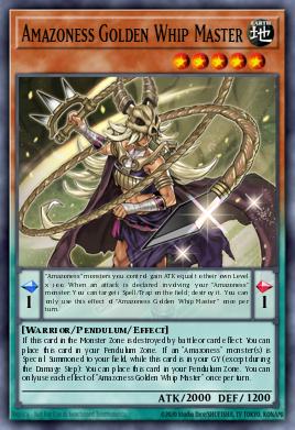 Card Image: Amazoness Golden Whip Master