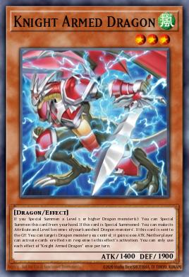 Card Image: Knight Armed Dragon, the Armored Knight Dragon