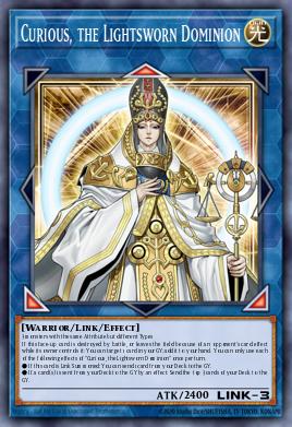 Card Image: Curious, the Lightsworn Dominion