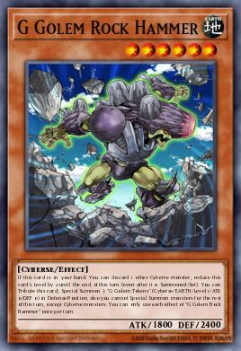Card Image: G Golem Rock Hammer