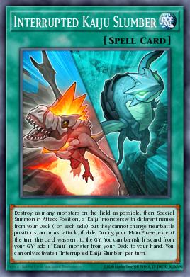 Card Image: Interrupted Kaiju Slumber