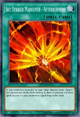 Card Image: Sky Striker Maneuver - Afterburners!