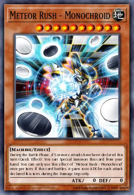 Card Image: Meteor Rush - Monochroid